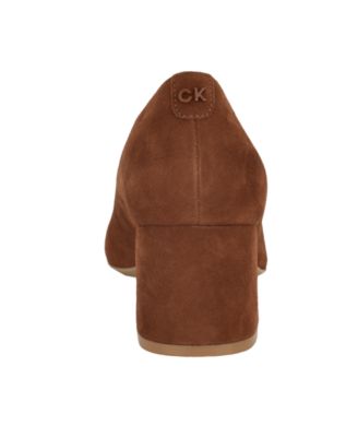 Women's Lenott Pointy Toe Block Heel Pumps