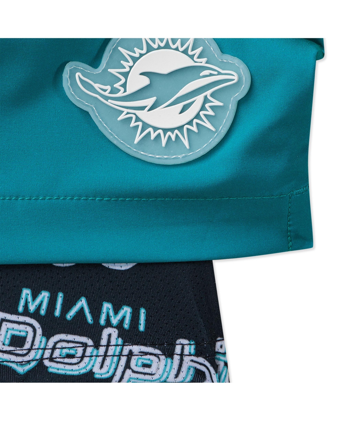 Chubbies Men's 5.5" Aqua Miami Dolphins Lined Classic Swim Trunks