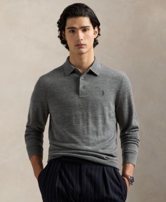 Polo Ralph Lauren - Men's Wool Polo-Collar Sweater