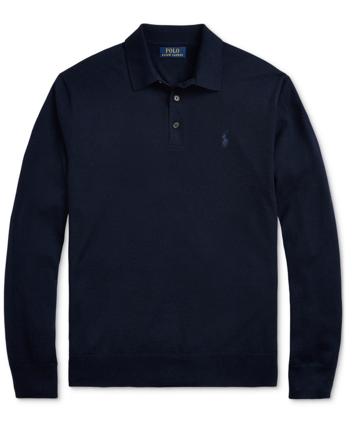 Polo Ralph Lauren Men's Wool Polo-Collar Sweater