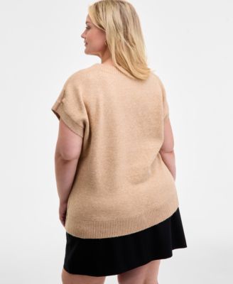 Trendy Plus V-Neck Sweater Vest, Macy's Exclusive