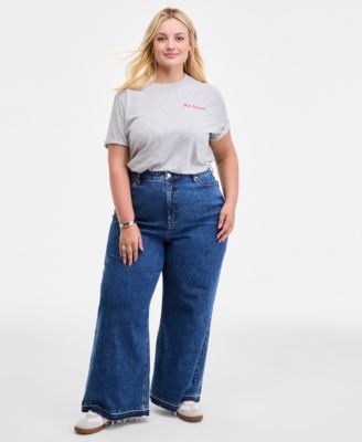 On 34th - Trendy Plus High-Rise Wide-Leg Jeans