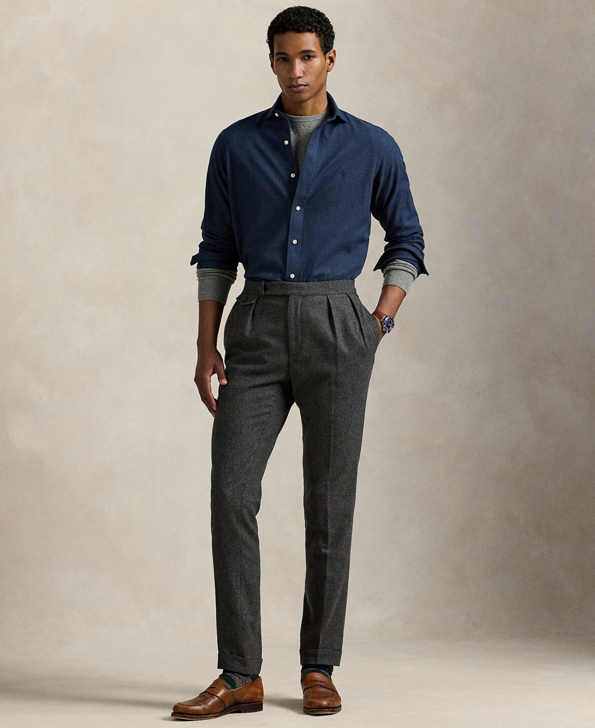 Polo Ralph Lauren Men's Classic-fit Performance Twill Shirt In Multi