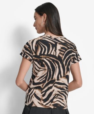 Women's Printed Logo Crewneck T-Shirt