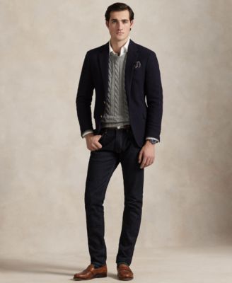 Men's Cable-Knit Cotton Sweater