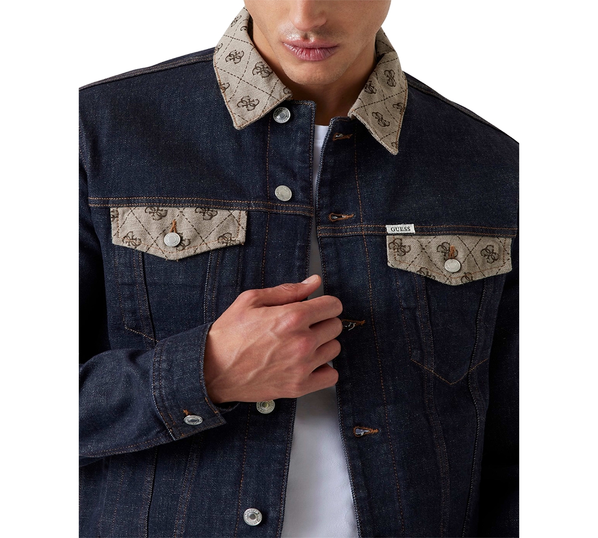 Guess Men's Dillon Jacket In Blue