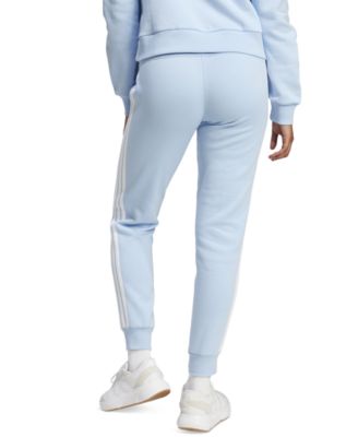 Women's Essentials Three Stripes Fleece Slim Pants