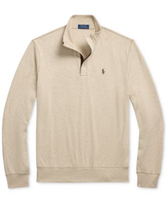 Men's Luxury Jersey Quarter-Zip Pullover