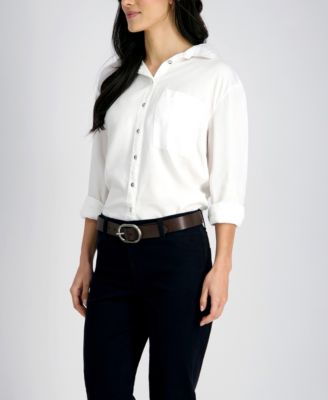 Reversible Center Bar Buckle Dress Belt