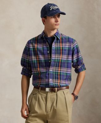 Polo Ralph Lauren - Men's Classic-Fit Plaid Oxford Shirt