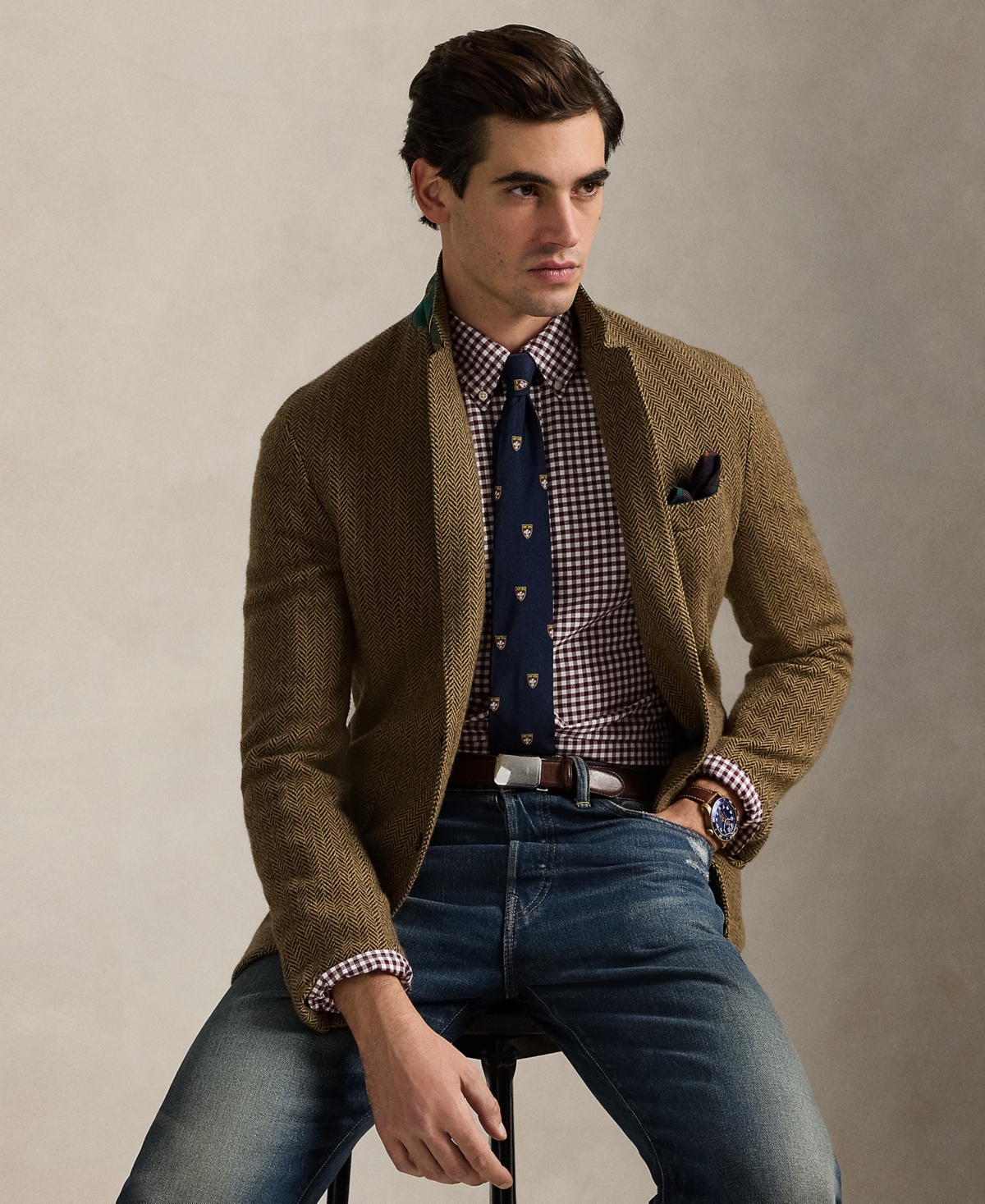 Polo Ralph Lauren Men's Custom-Fit Gingham Oxford Shirt