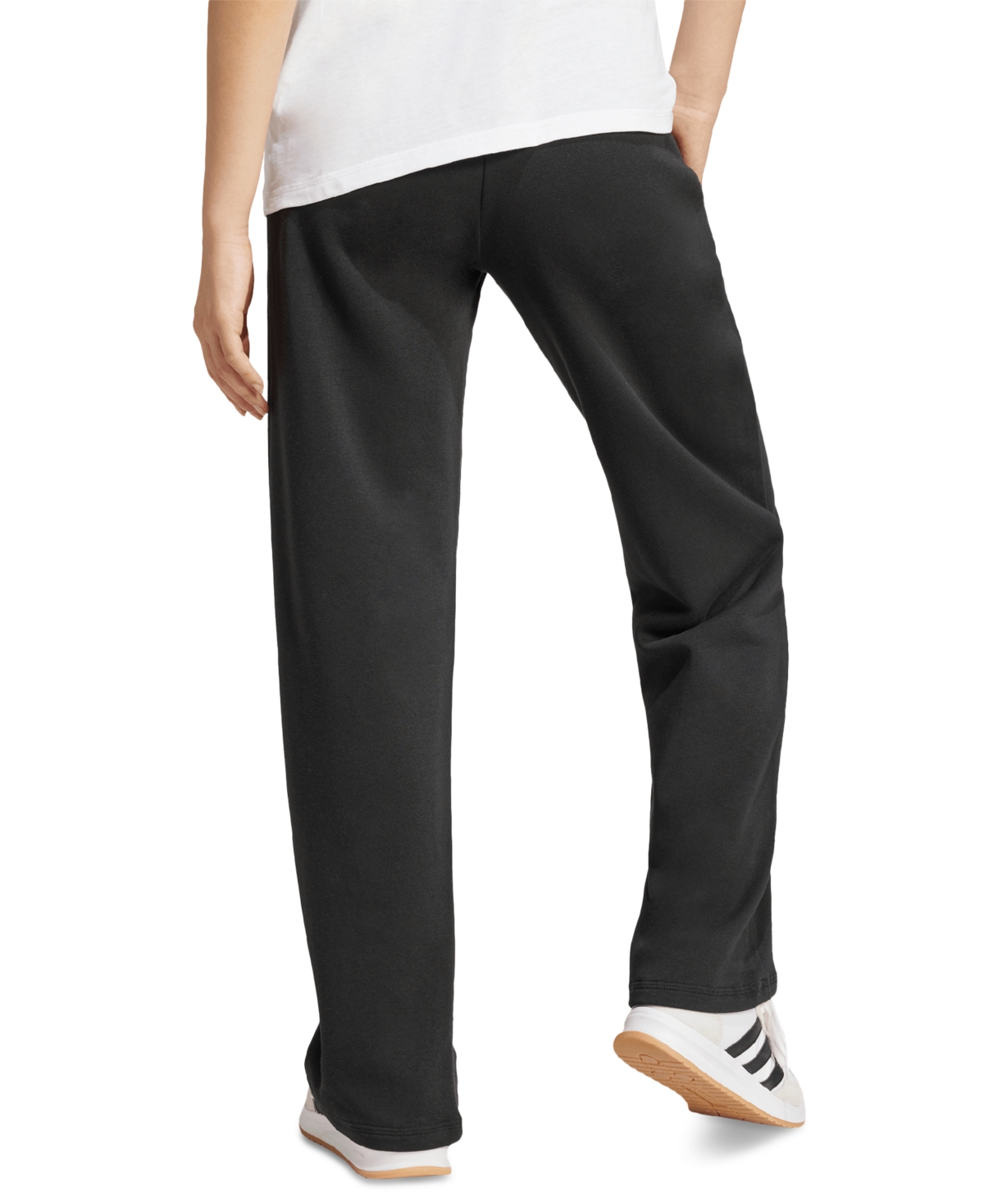 Adidas Originals Women's Essentials Feel Cozy Mid-rise Open-hem Pants