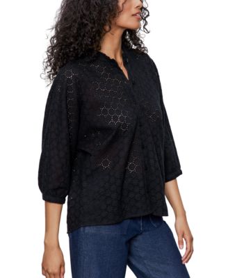 Women's Cotton Petal Drop Blouse