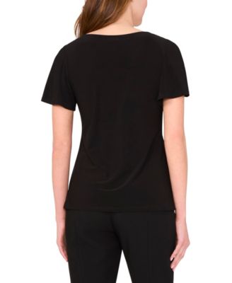Women's V-Neck Short-Sleeve Top