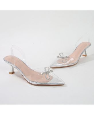 Nana Clear Vinyl Slingbacks