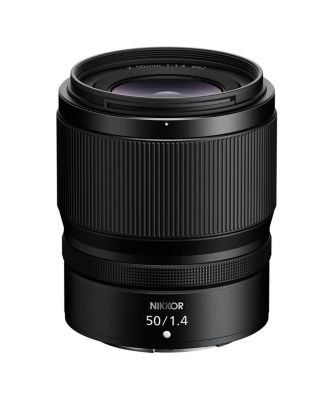 NIKKOR Z 50mm f/1.4 Lens, Bundle with 62mm Filter Kit, Cleaning Kit and Lens Cap Tether