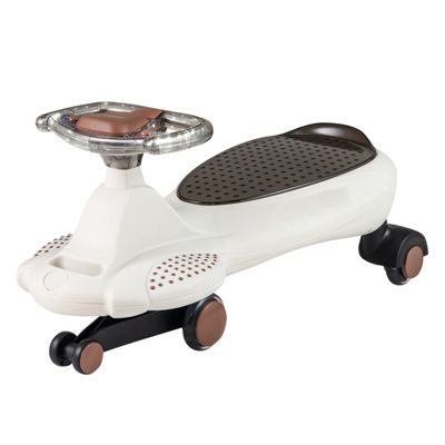 Wiggle Car with Hauling Rope Ride on Toy with Under-Seat Storage