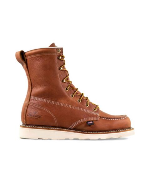 Мужские ботинки Thorogood American Heritage 8" Tobacco Moc Toe Work Boots for Men, цвет: Табачный