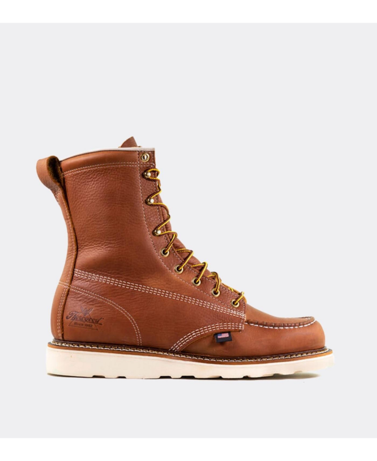 Men's American Heritage 8&#x22; Tobacco Moc Toe Work Boots for Men - Tobacco