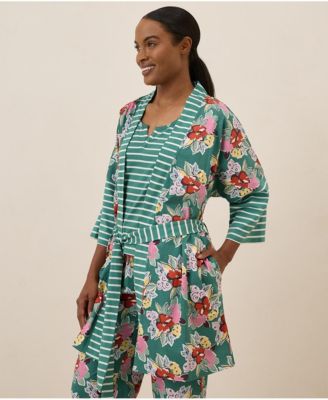 Women's Organic Cotton Staycation Short Robe