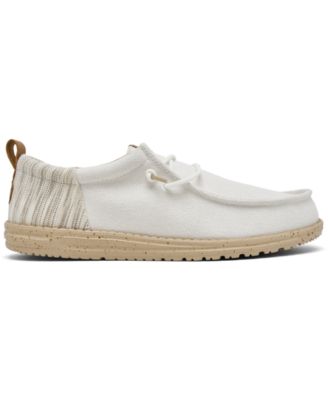 Men's Wally Funk Woven Jacquard Slip-On Casual Moccasin Sneakers from Finish Line