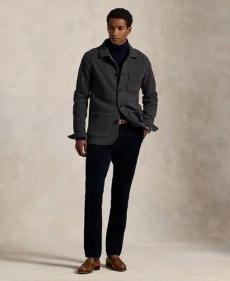 Men's Brushed Double-Knit Utility Jacket