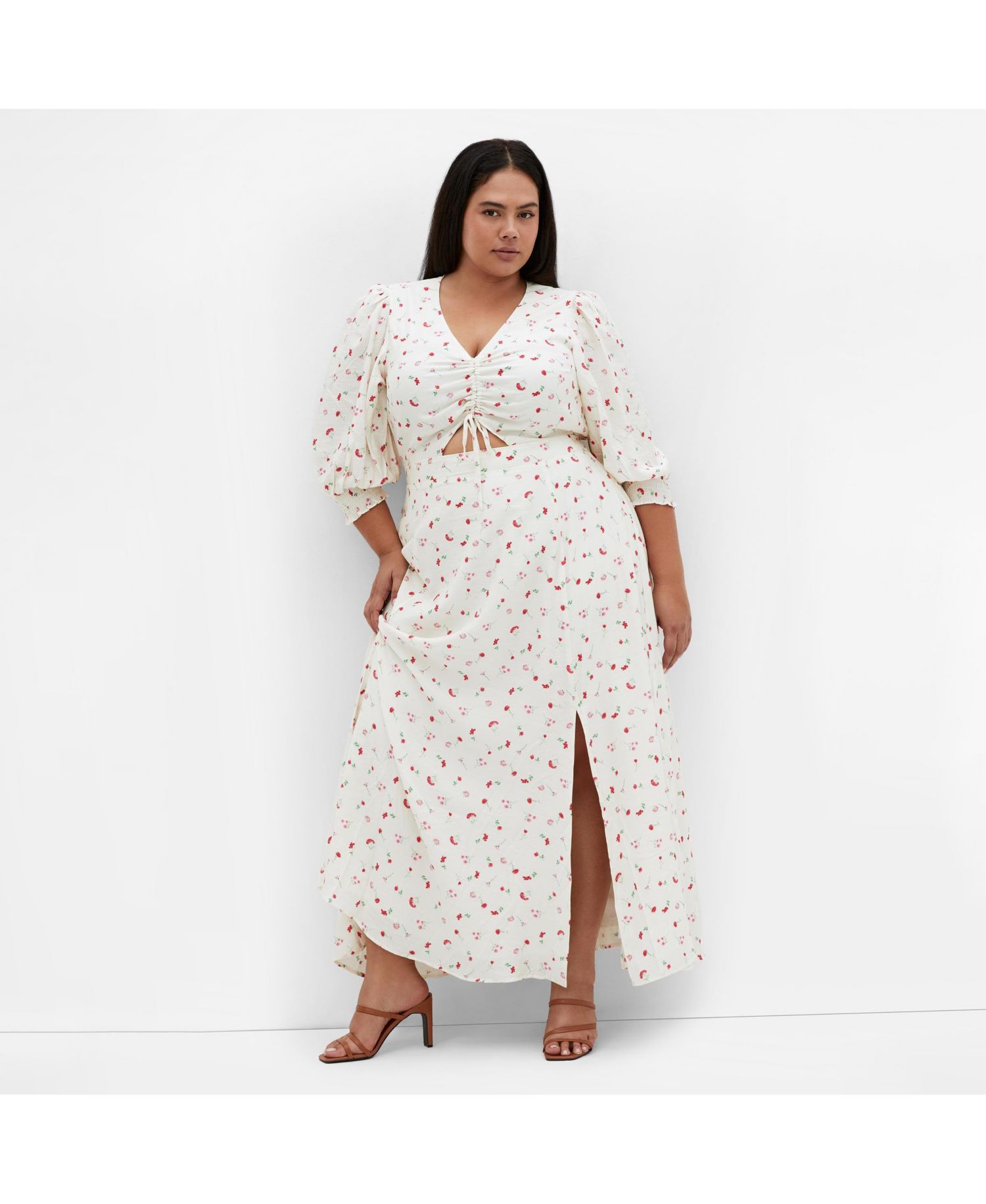 Plus Size Jolene Print Maxi Dress