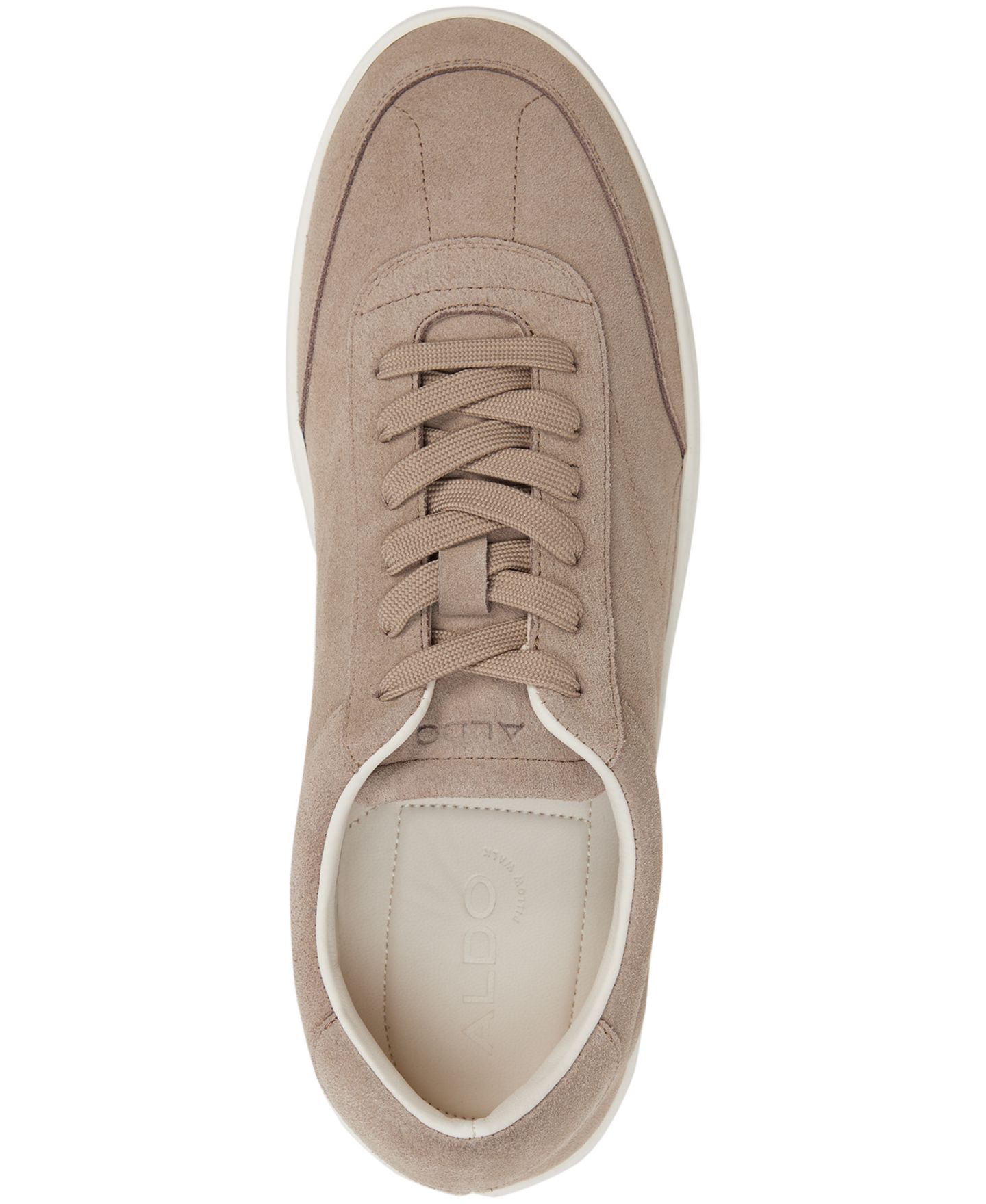 Мужские кроссовки ALDO Evrett Lace Up, цвет: Замшевый серо-коричневый — фото 4