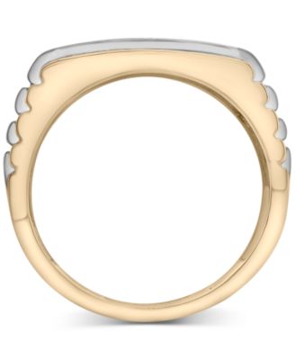 Men's Diamond Row Ring (1 ct. t.w) in 14k Yellow Gold