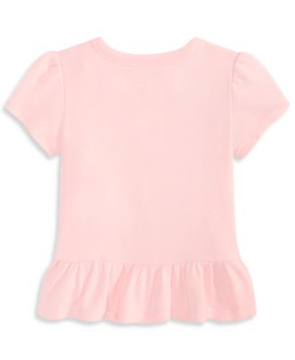 Baby Girls Mix and Match Short-Sleeve Cat Glasses Graphic T-Shirt, Exclusively at Macy's