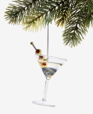 Holiday Lane - Spirits Glass Martini Ornament