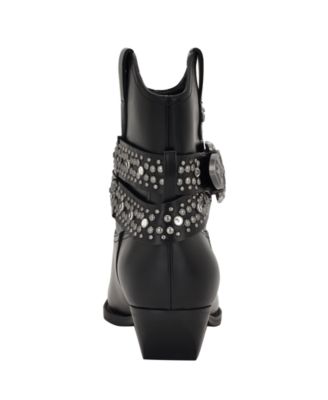 Women's Lansly Embellished Buckle Western Booties