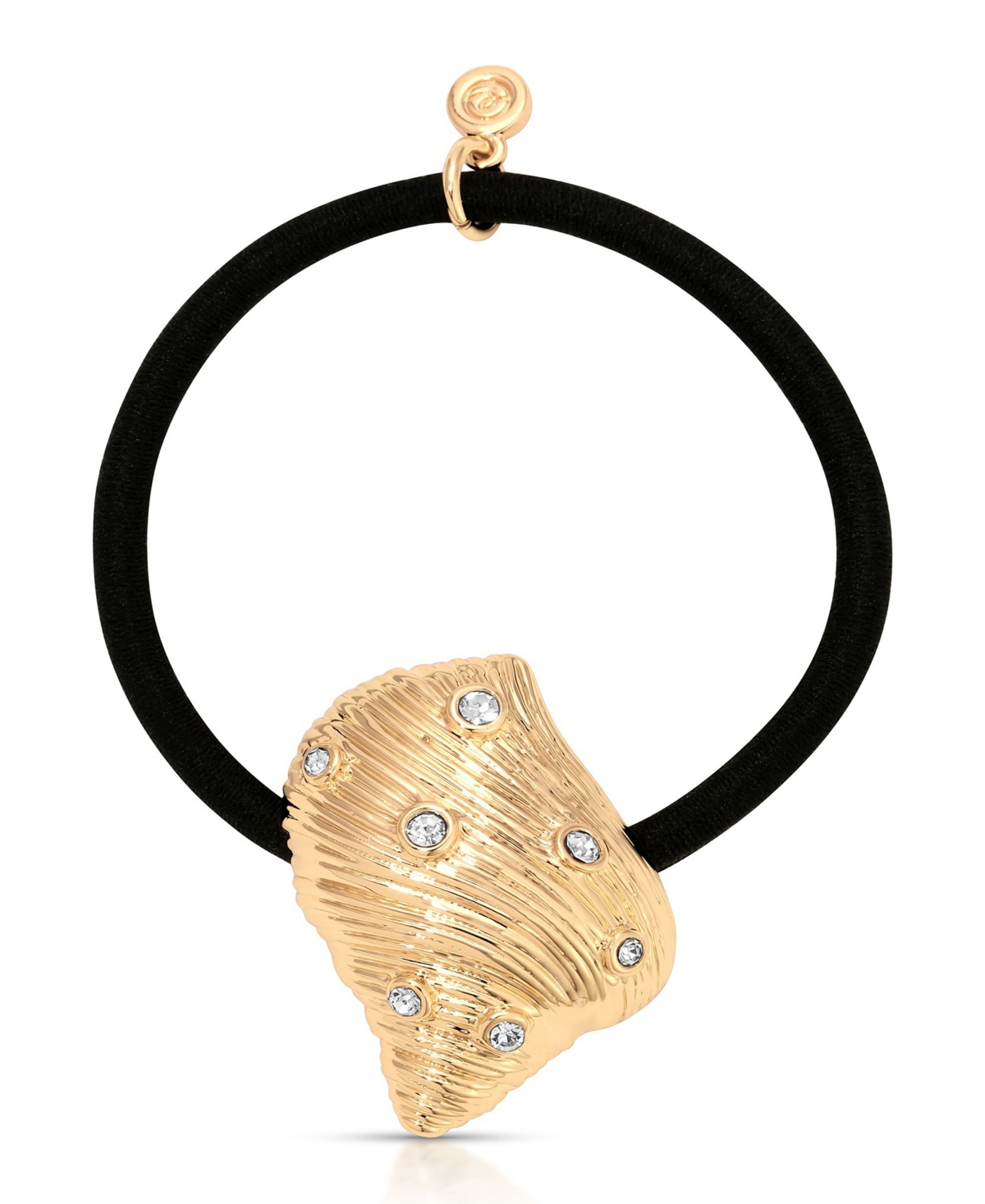 Soleil Shell Hair Tie - Gold