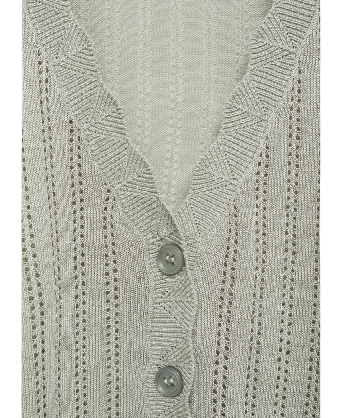 Mango Pointelle Pajama Cardigan