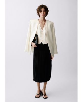 Women's Linen Suit Vest