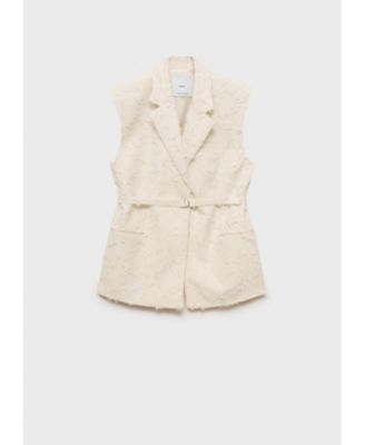 Women's Belt Texture Vest