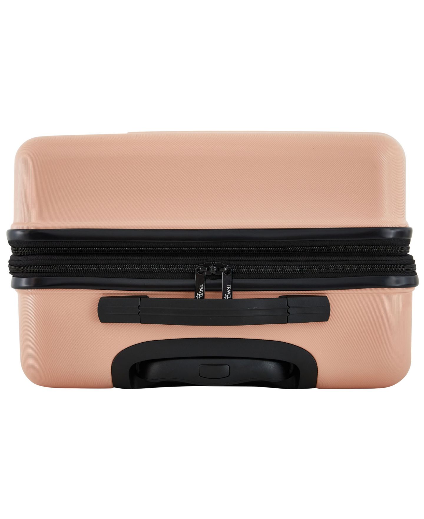 Чемоданы Travelers Club Providence 3-Pc. Expandable Hard Side Luggage Set, цвет: Пыльный розовый — фото 11