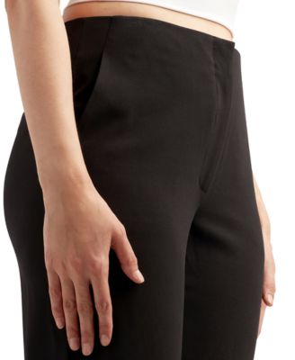 Juniors' Clean-Front Cropped Pants