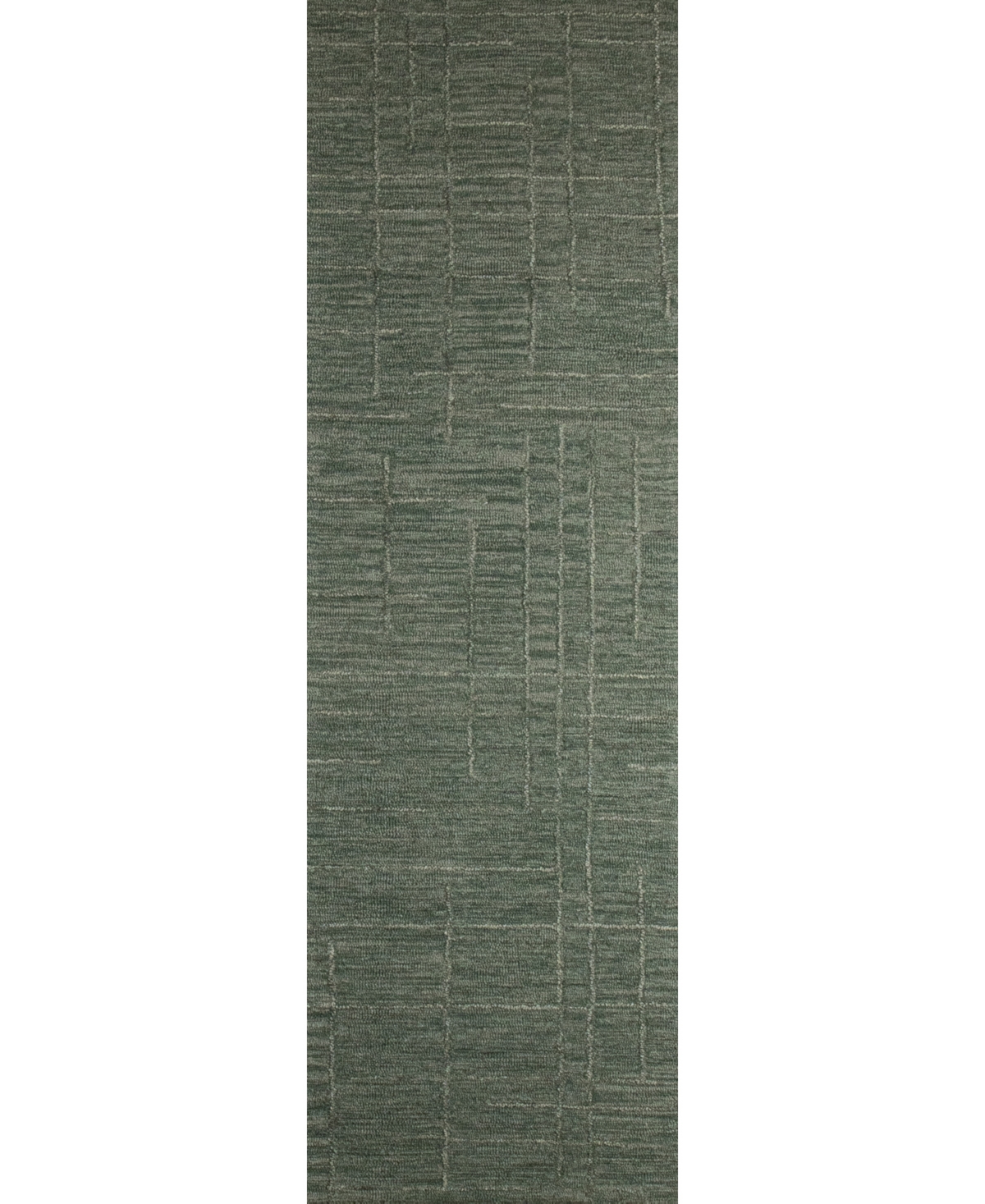 Bashian Valencia Val319 2'6"x8' Runner Area Rug In Green
