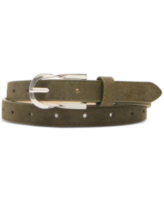0.78" Mixed Faux-Leather Belts, Set of 3