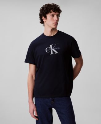 ★ ★ Men's Relaxed Fit CK Interlock Short Sleeve Relaxed Cotton Interlock T-shirt Calvin Klein® | K10K112487DWE