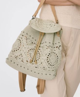 Women's Sayulita Crochet Large Backpack