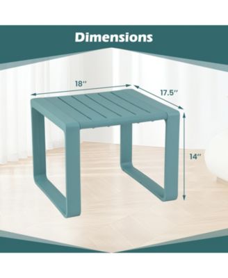 Weather Resistant Adirondack Outdoor Side Table Set of 2
