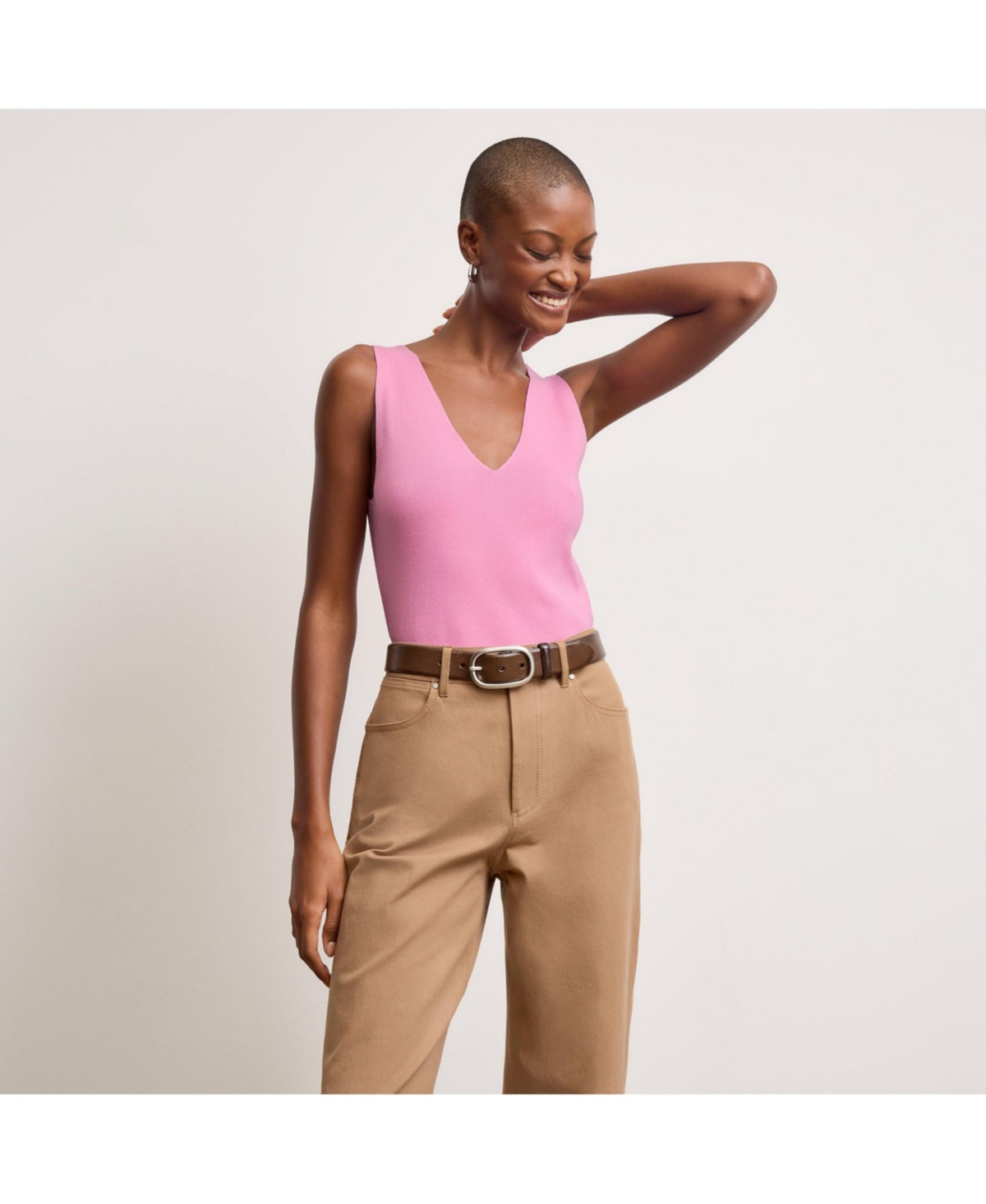 Women's Alecia V-Neck Tank - Eco 365Knit - Lotus