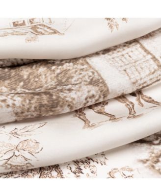 Toile - Long Silk Scarf for Women