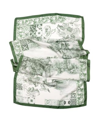 Toile - Long Silk Scarf for Women