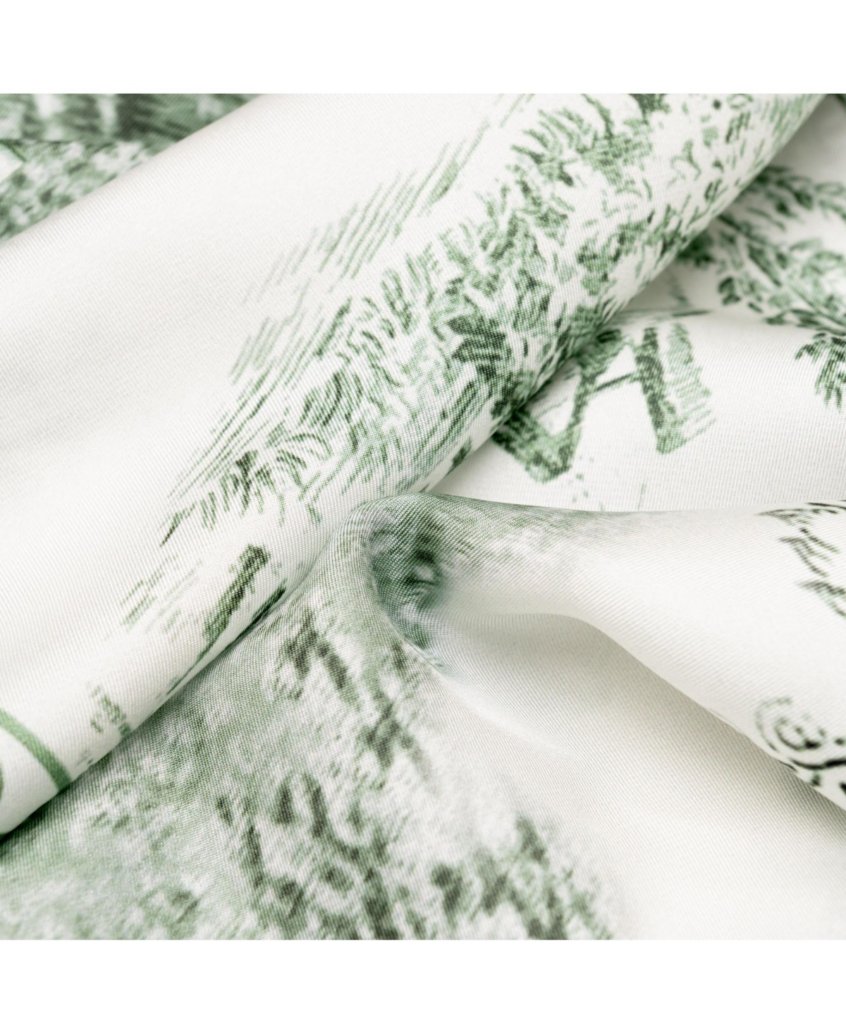 Toile - Long Silk Scarf for Women - Red