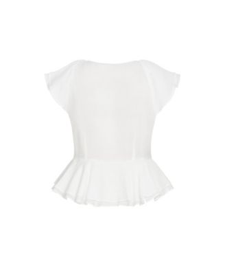 Plus Size Sweet Ruffle Top