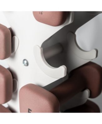 SafeGrip Dumbbells Full Set with Light Rack