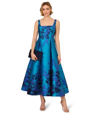 Adrianna Papell - Women's Jacquard Fit & Flare Dress